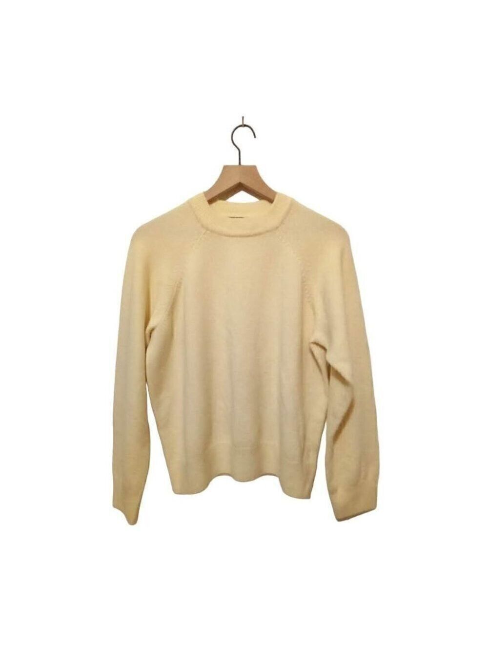 Vince Camuto Ivory Mock Neck Long Raglan Sleeve Acrylic Blend Sweater Sz L